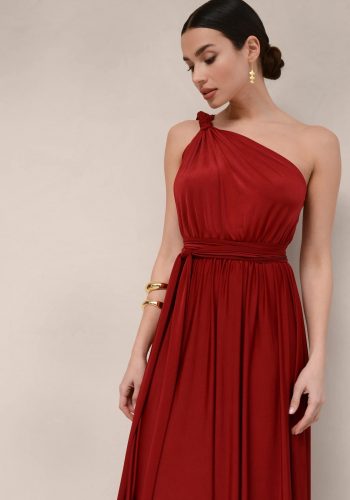 Artemis Dress – Red Wine - Image 5