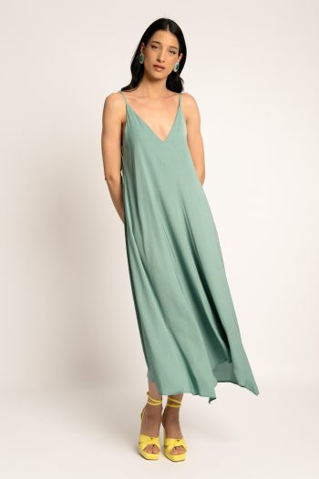 Isabel Belted Dress – Clay - Image 3