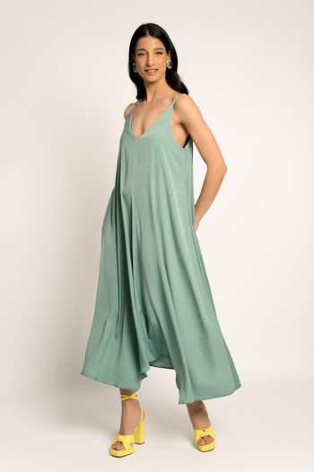 Isabel Belted Dress – Clay - Image 4