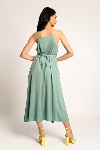 Isabel Belted Dress – Clay - Image 7