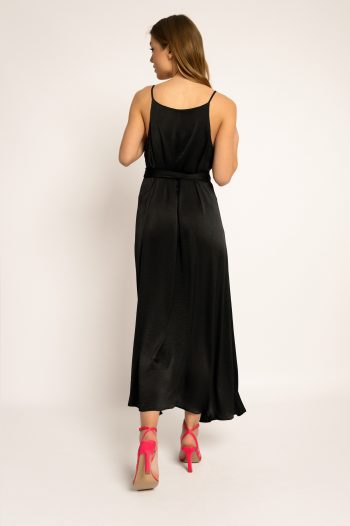 Isabel Belted Dress – Black - Image 7