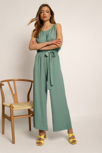 Leah Belted Cullotes – Clay - Image 7