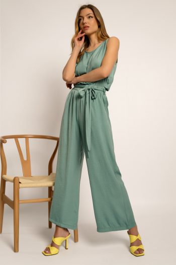 Leah Belted Cullotes – Clay