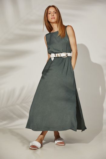 Peyton Dress – Khaki - Image 3