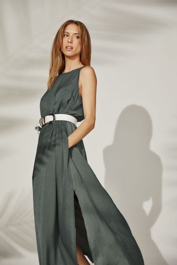 Peyton Dress – Khaki - Image 5