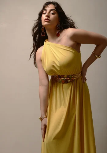 Artemis Dress – Yellow - Image 6