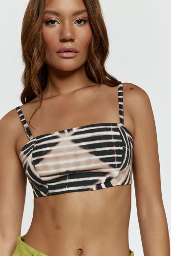 Claire Crop Top – Print - Image 5