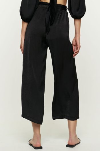 Leah Belted Cullotes – Black - Image 4