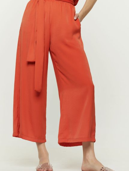 Leah Belted Cullotes – Brick