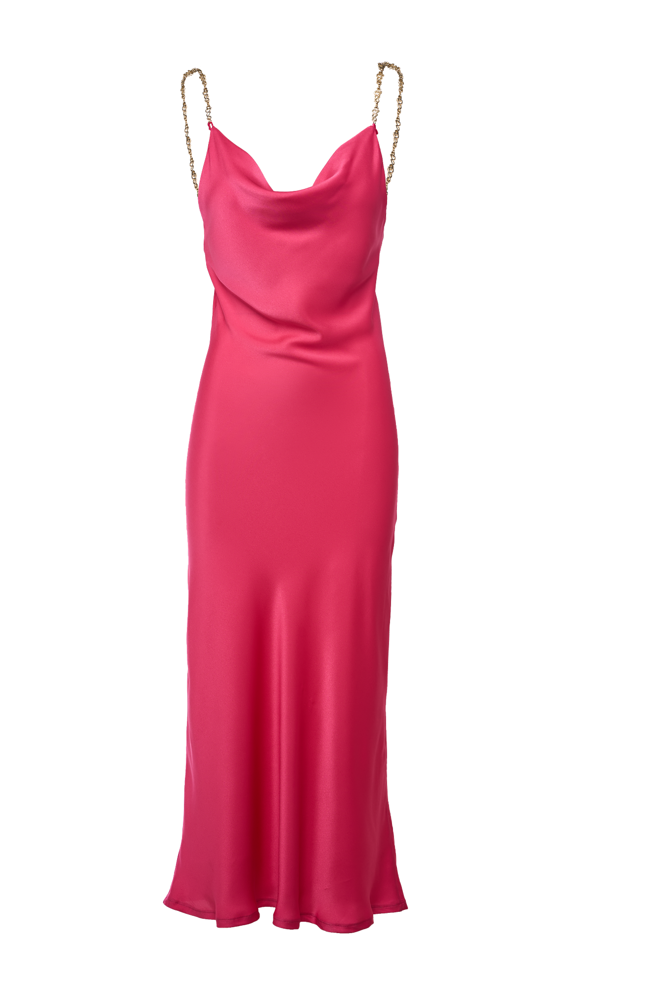 Cindy Satin Dress – Fuchsia - Sekoia boutique