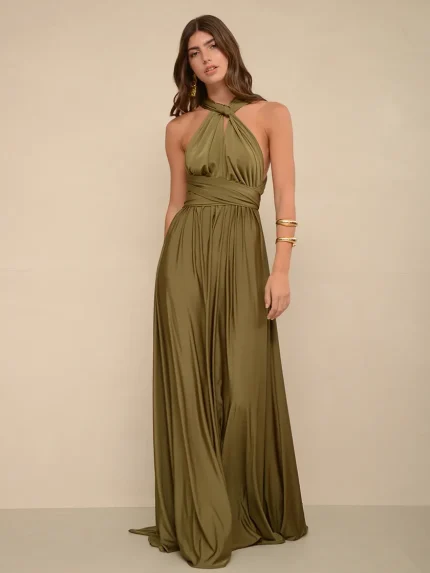 Allium Multiform Dress – Olive