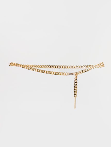 Twist Chain Belt – Gold