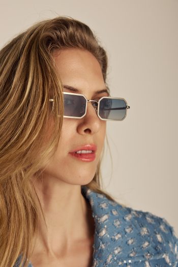 Verano Sunglasses – Silver/ Grey - Image 2