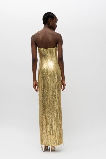 Noelia Dress – Gold Sequin - Image 4