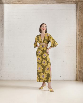 Helia Dress – Print - Image 2