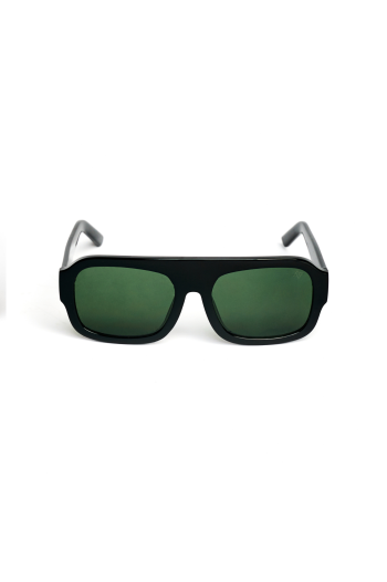 Mila Sunglasses – Black/Green