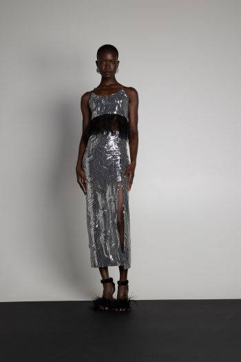 Elli Crop Top – Silver - Image 2