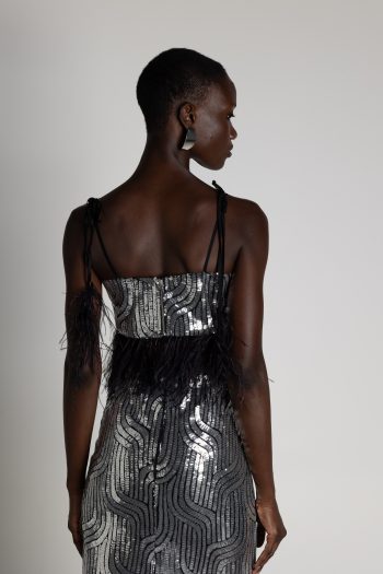 Elli Crop Top – Silver - Image 5