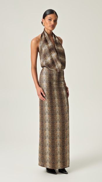 Fierce Elegance Maxi Dress- Leopard - Image 2