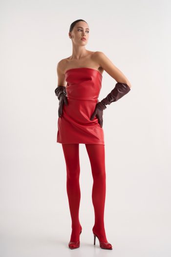 S83 Pantyhose – Red - Image 2