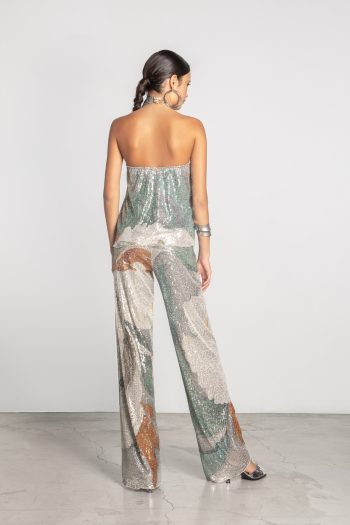 Sofia Sequin Top – Silver - Image 3