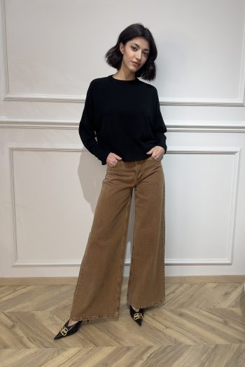 Round neck Knit – Black - Image 3