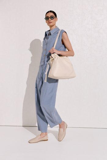 Tulip Textured Bag – Cream - Image 6