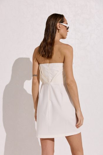 Rose Mini Dress – Ecru - Image 6