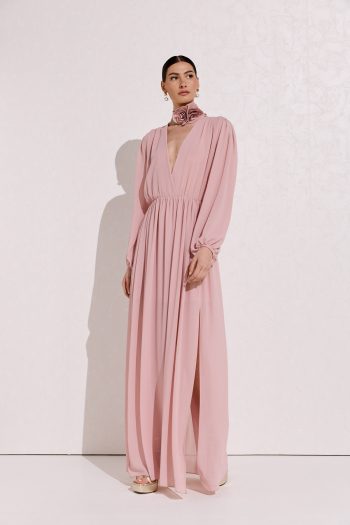 Vittoria Georgette Dress – Pink - Image 4