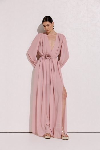 Vittoria Georgette Dress – Pink