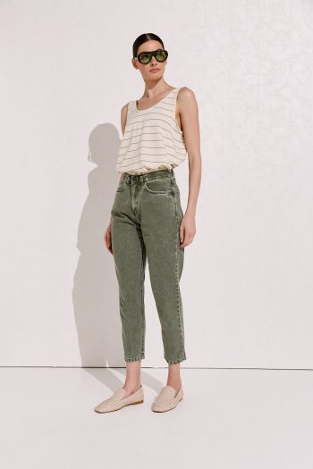 Angela Denim – Khaki - Image 2