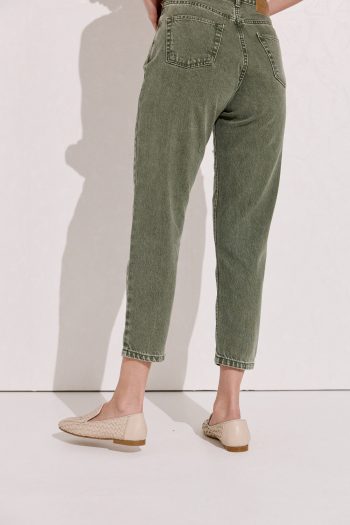 Angela Denim – Khaki - Image 3