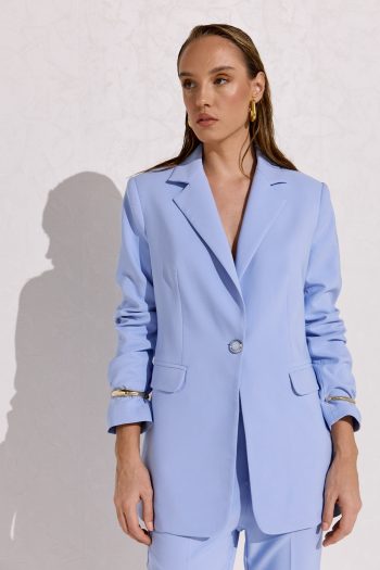 Olivia Blazer – Sky Blue - Image 3