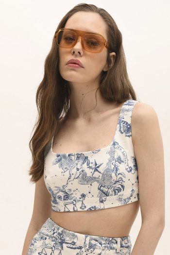 Zoe Denim Top – Blue