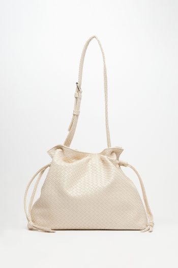 Tulip Textured Bag – Cream - Image 2