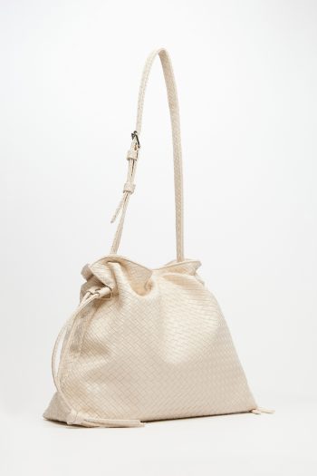 Tulip Textured Bag – Cream - Image 3