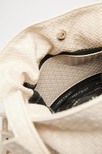 Tulip Textured Bag – Cream - Image 4