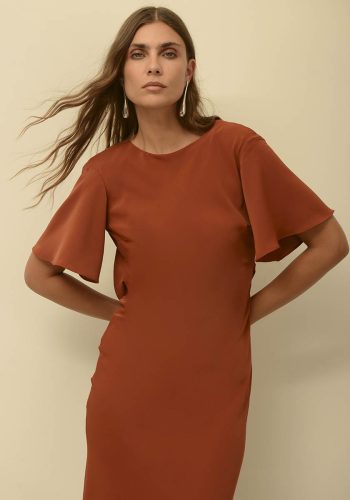 Melba Midi Dress – Cinnamon - Image 2