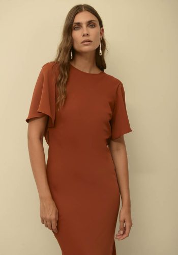 Melba Midi Dress – Cinnamon - Image 3