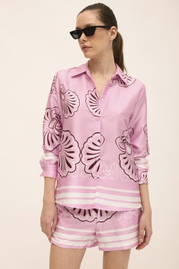 Jill Satin Shorts – Pink