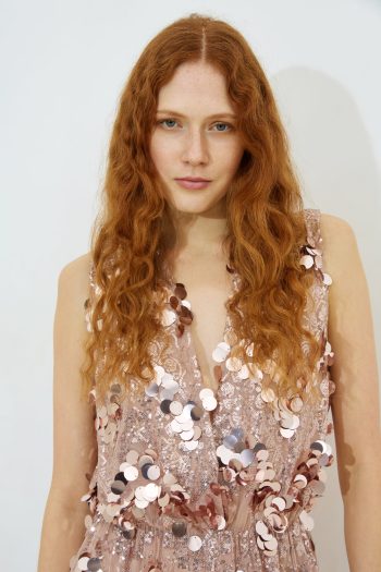 Vittoria Sleeveless Sequin Dress – Soft Pink - Image 2