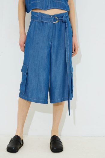 Edita Cargo Shorts – Denim - Image 2