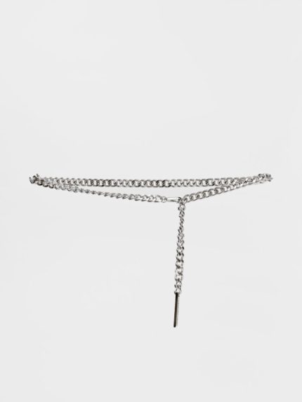 Twist Chain Belt – Silver