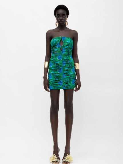 Maisha Dress – Blue/Green