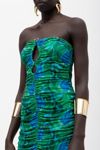 Maisha Dress – Blue/Green - Image 2