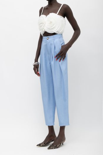 Naila Floral Bustier – White - Image 3