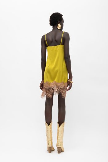 Marigold Dress – Lime - Image 5