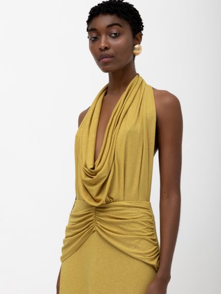 Sierra Dress – Lime Glitter