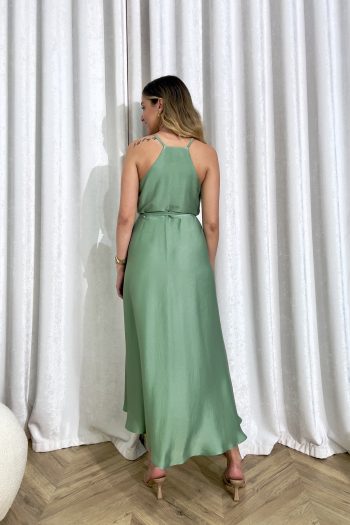 June Wrap Dress – Clay - Image 4