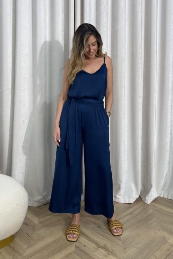 Leah Belted Cullotes – Blue